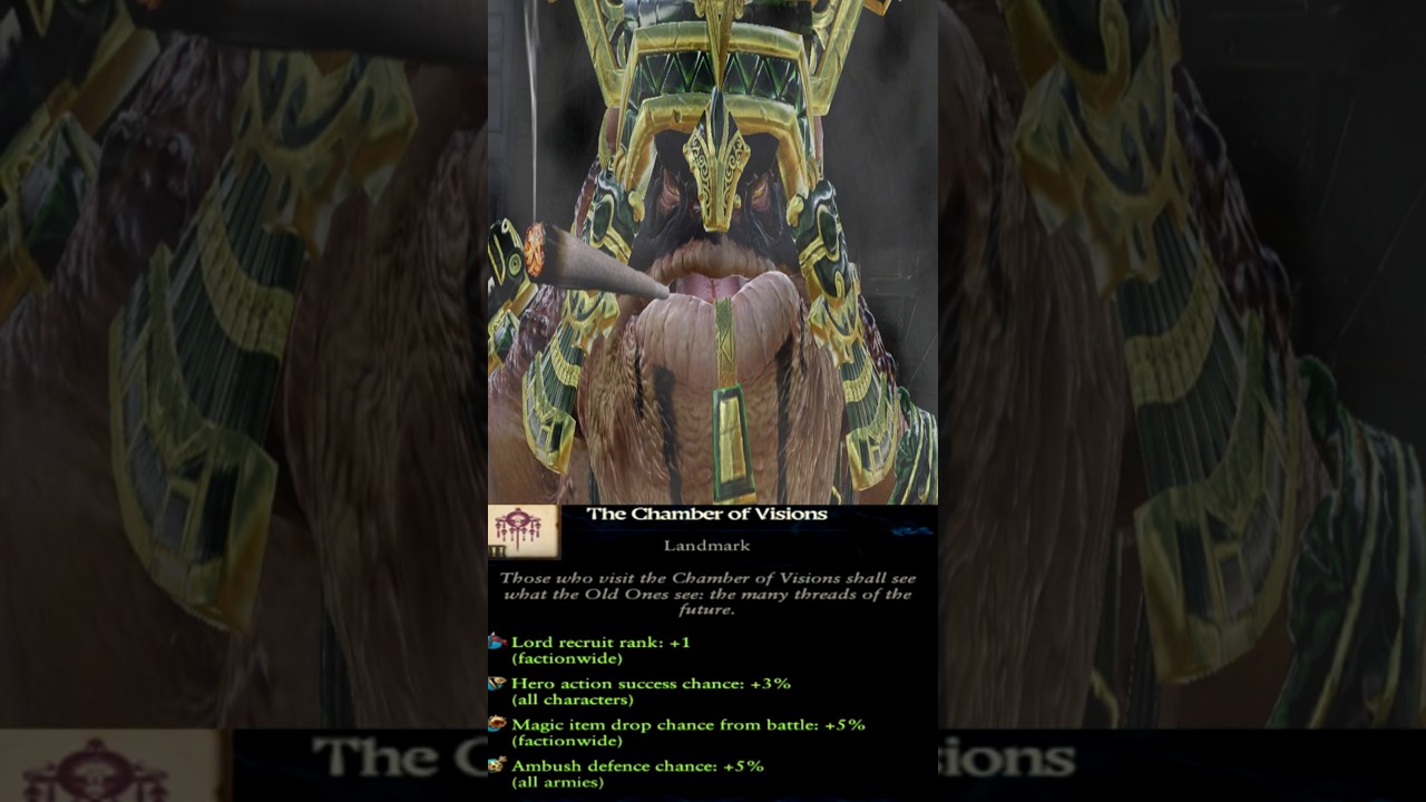 How Lizardmen see Visions in the Chamber of Visions Landmark
