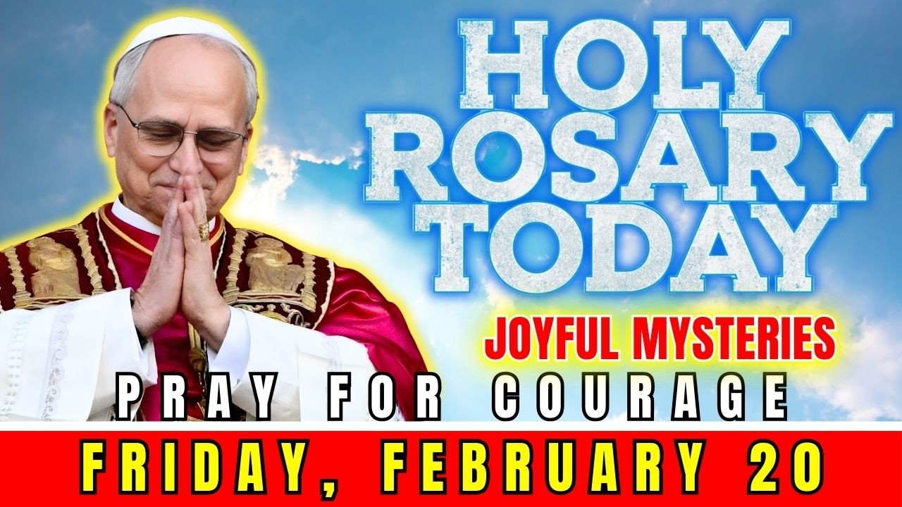 HOLY ROSARY TODAY ❤️ FRIDAY, FEBRUARY 20, 2026 🌹 SORROWFUL MYSTERIES | DAILY HOLY ROSARY