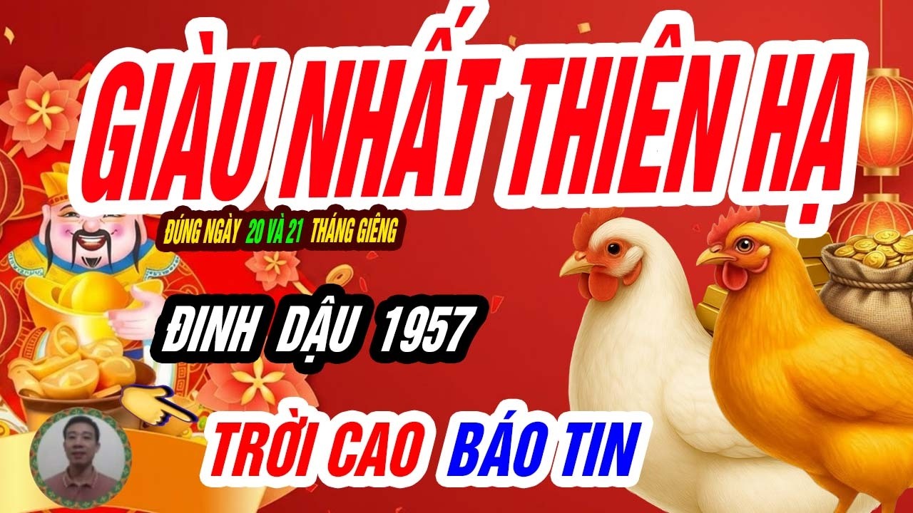 🐓 Thiên Cơ Bất Ngờ! ĐINH DẬU 1957 Bừng Tỉnh Vận Mệnh Đúng 48 Giờ Thiêng
