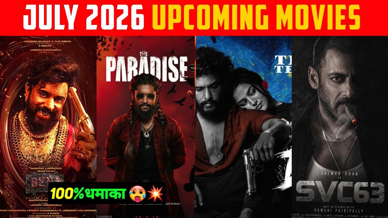 10 Biggest Upcoming Movies of July 2026 You Can't Miss || Top 10 Bollywood & South Indian Films o...