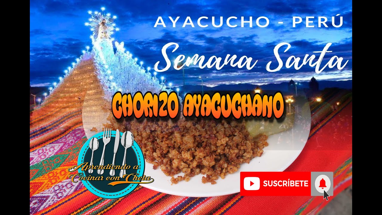 Como Preparar comida típica - Chorizo Ayacuchano HD
