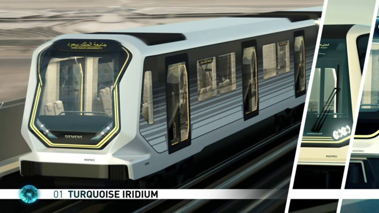 Welcome, Aboard Siemens Delivered A New Metro Train In Riyadh, Saudi Arabia.