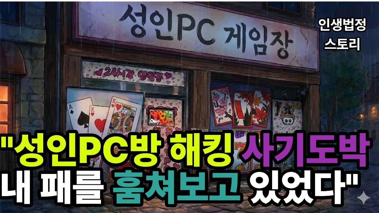 사기도박 성인PC방 47만대 해킹 40억의 최후 #성인PC방 #인생법정스토리