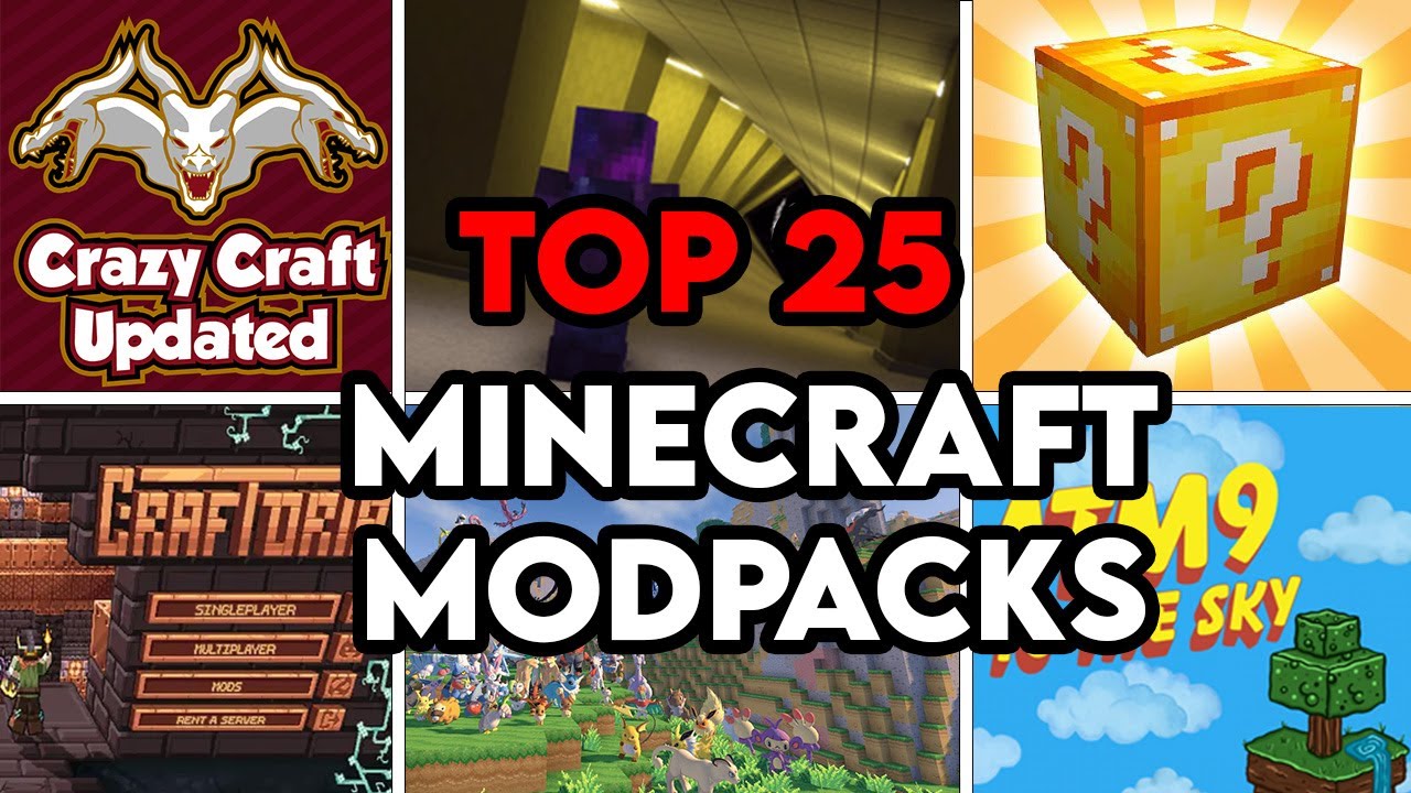 Top 25 BEST Minecraft Modpacks 2025