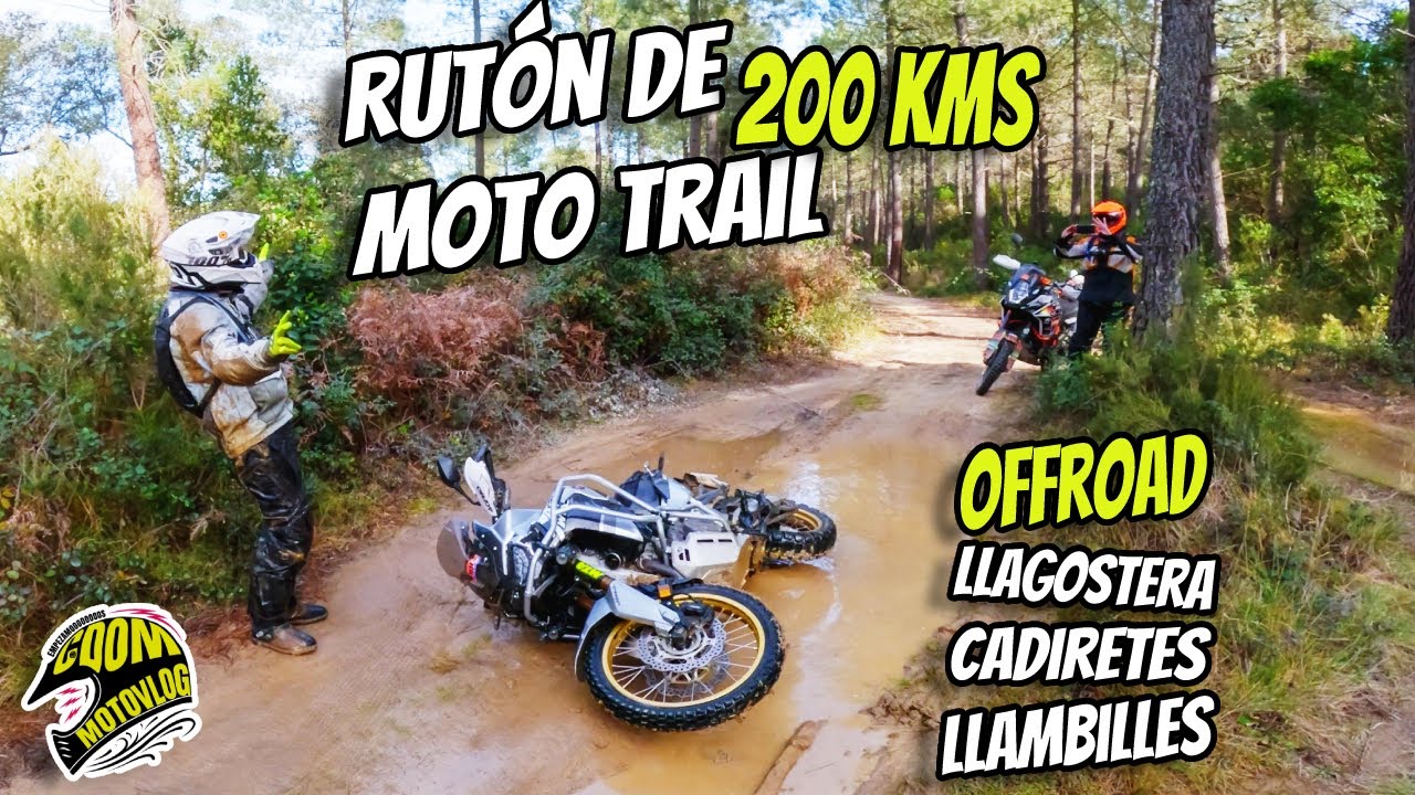 Rutón de 200 kms en MotoTrail Offroad 🛵 Llagostera Circular