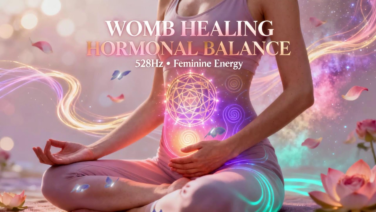 🌸 Womb Healing Sound Therapy | Emotional Detox & Feminine Power Activation - LIVE