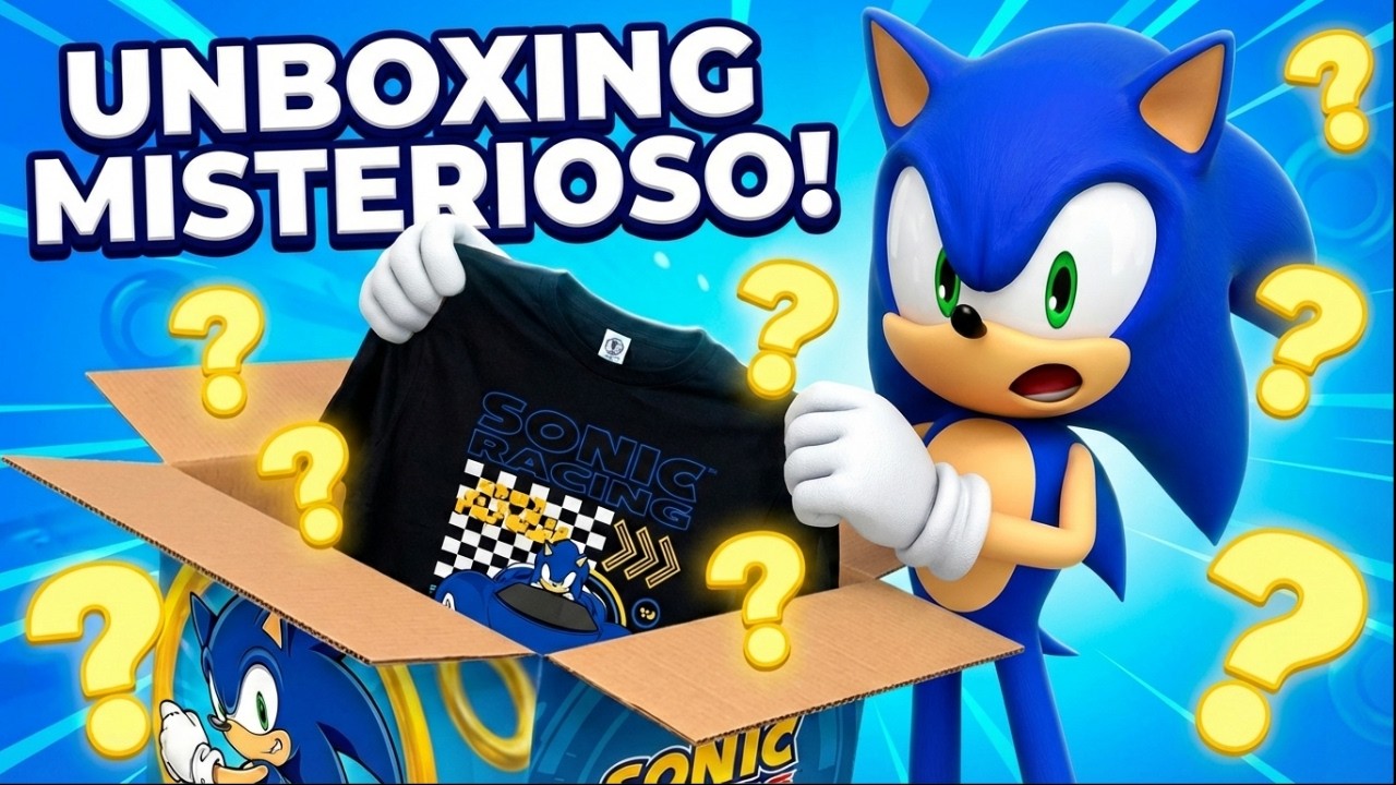 Comprei mais coisas de Sonic! Unboxing + Coisa especial!