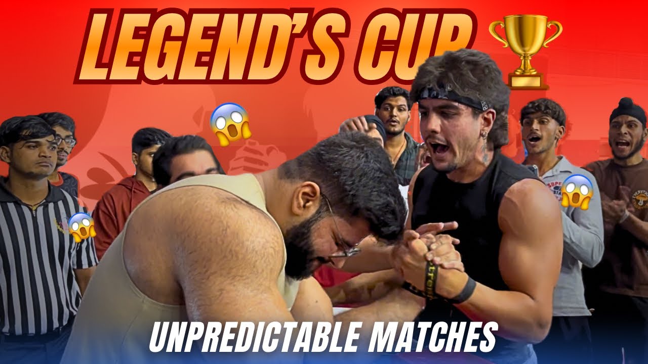 UNPREDICTABLE MATCHES | LEGENDS CUP | ARMWRESTLING TOURNAMENT VLOG😱