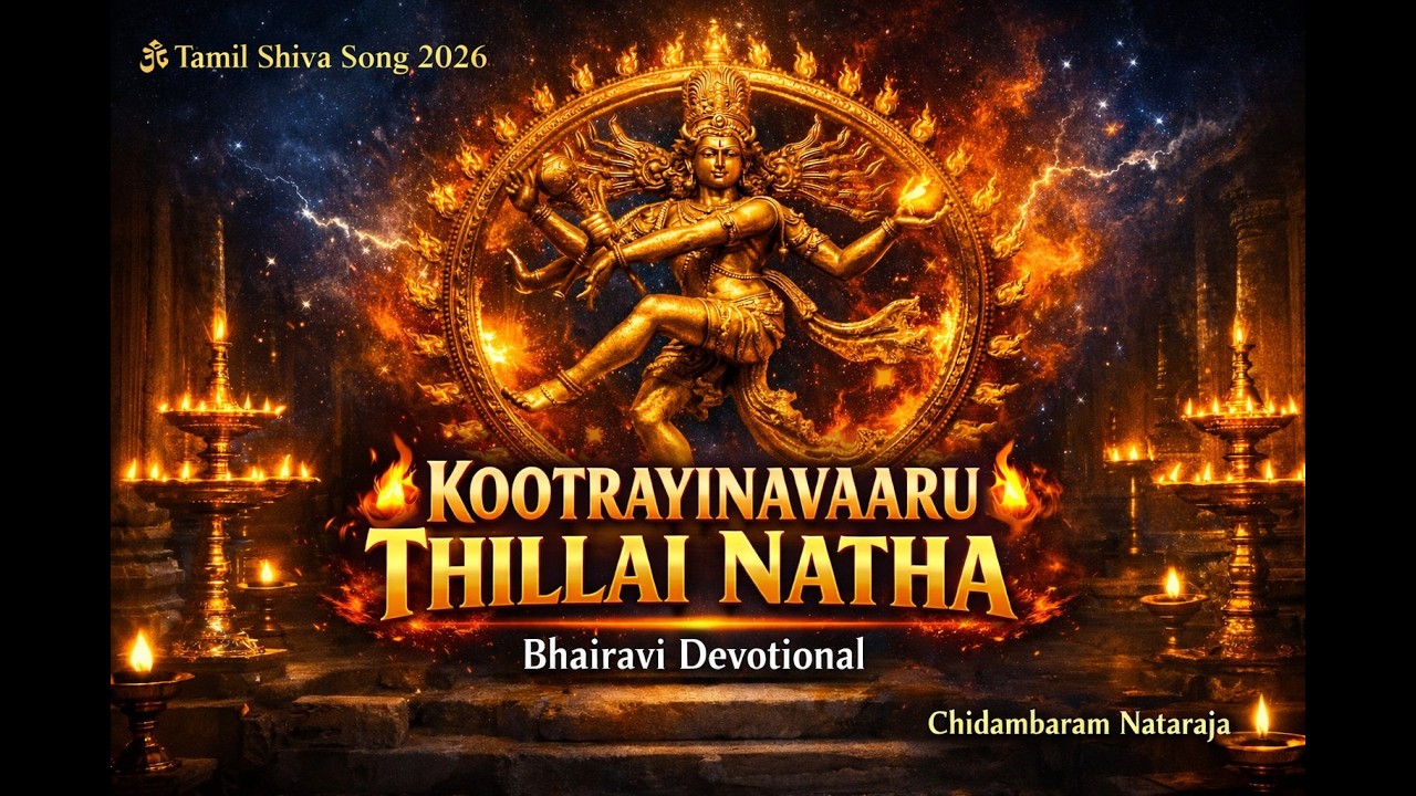 கூற்றாயினவாறு தில்லைநாதா 🔥 Tamil Shiva Song | Bhairavi Devotional | Chidambaram Nataraja 2026
