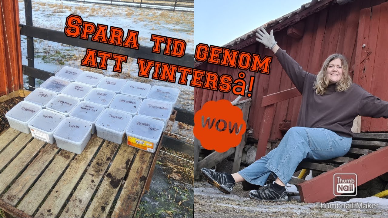 SPARA TID GENOM ATT VINTERS&Aring;!
