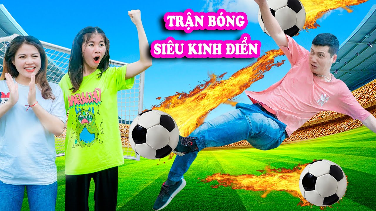 Trận Bóng Đá Siêu Kinh Điển Giữa Trung Chuối Và Anh Công Lông Bông - Phim Hài Hai Anh Em Táo TV
