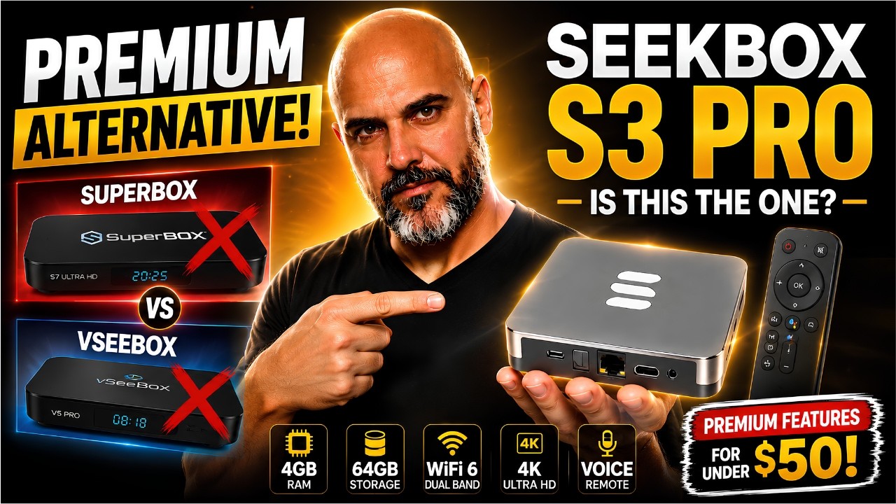 The PREMIUM Alternative to SuperBox and vSeeBox | SeekBox S3 Pro Review