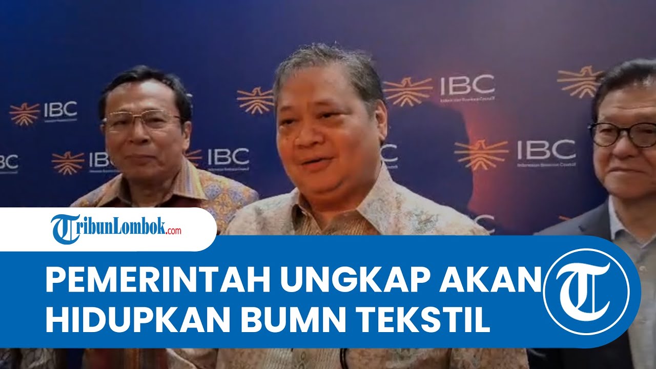 Bangkitkan Kejayaan Industri, Menko Airlangga Ungkap Rencana Hidupkan BUMN Tekstil