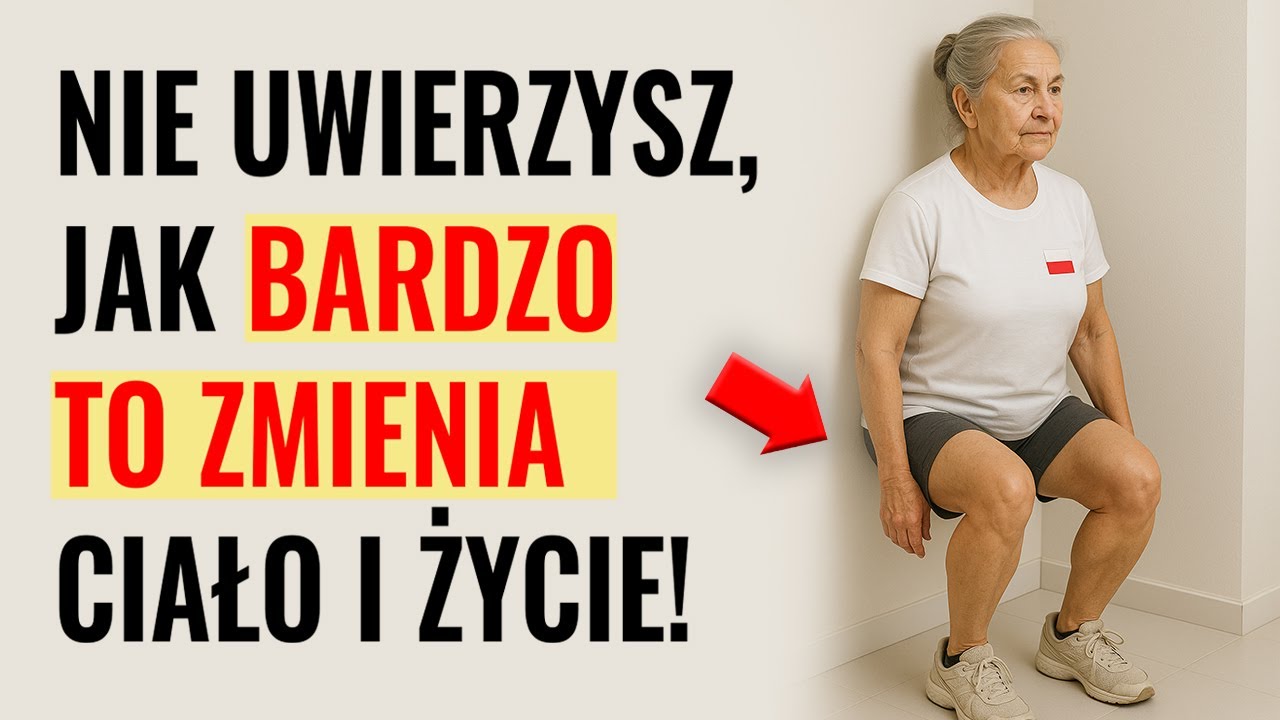 SZEŚĆ ćwiczeń izometrycznych dla SILNYCH NÓG po 50+ latach (10 minut dziennie)