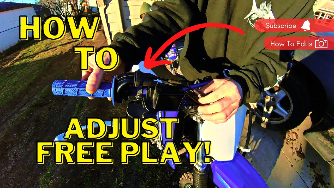 Throttle FREE PLAY Adjustment | ANY DIRTBIKE