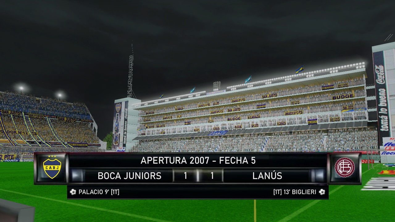 BOCA JUNIORS VS. LANÚS (FECHA 5) - PES6 APERTURA 2007