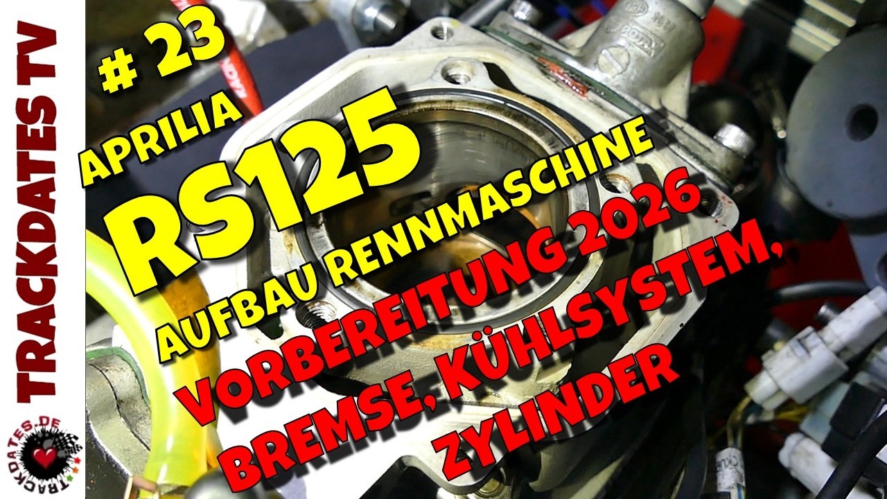 Teil 23 | Vorbereitung 2026 | Bremse und Kühlsystem | APRILIA RS125 MP 1998 | Aufbau Rennmaschine