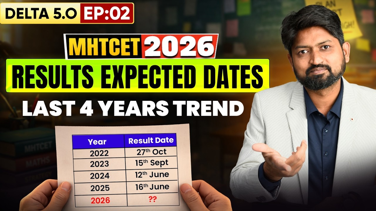 MHT CET 2026 Result Date | Last 4 Years Trend Analysis & Expected Result Date #mhtcet2026