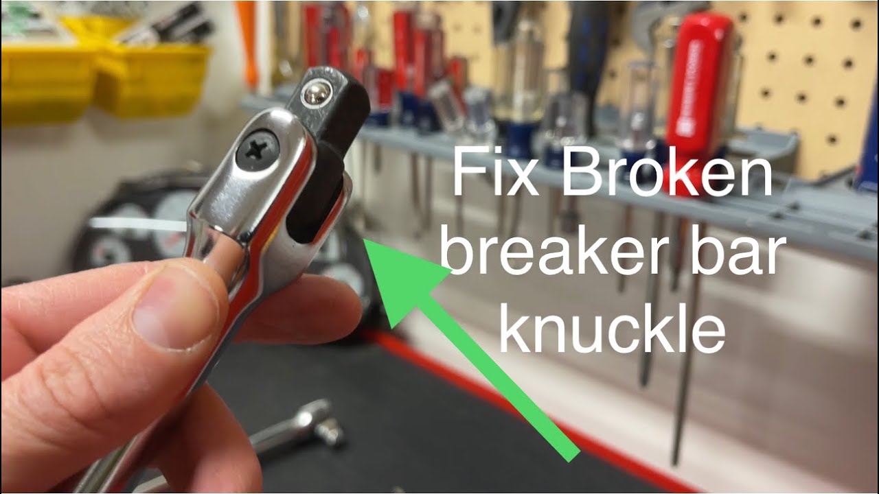 Sealey AK7301RK Breaker bar knuckle repair kit install and review: Fix broken breaker bar