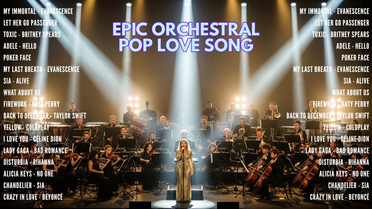 Adele, Rihanna, Evanescence, Sia, Pink - Epic Orchestral Covers of Emotional Pop & Rock Ballads