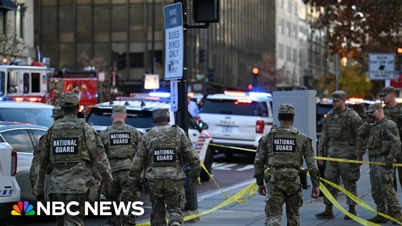 Donald Trump posts statement about National Guardsmen shot near White House