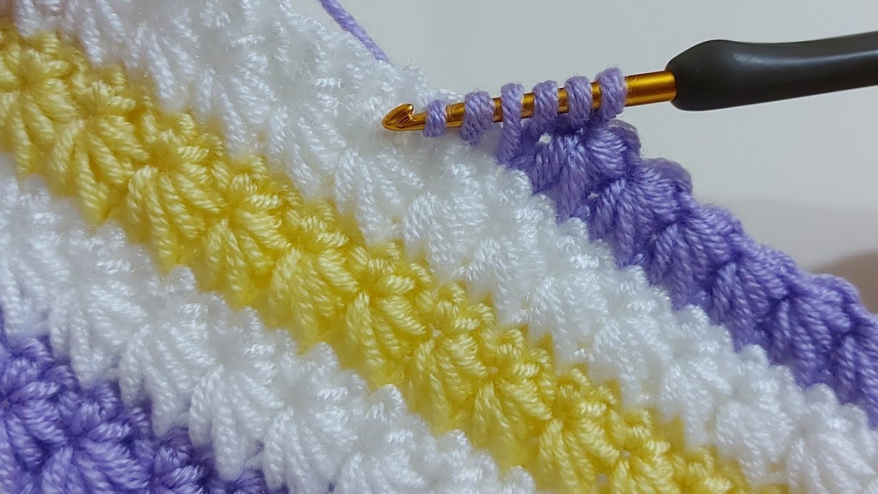 Выкройки детских одеял Super Easy Crochet для начинающих / Одеяло для вязания крючком