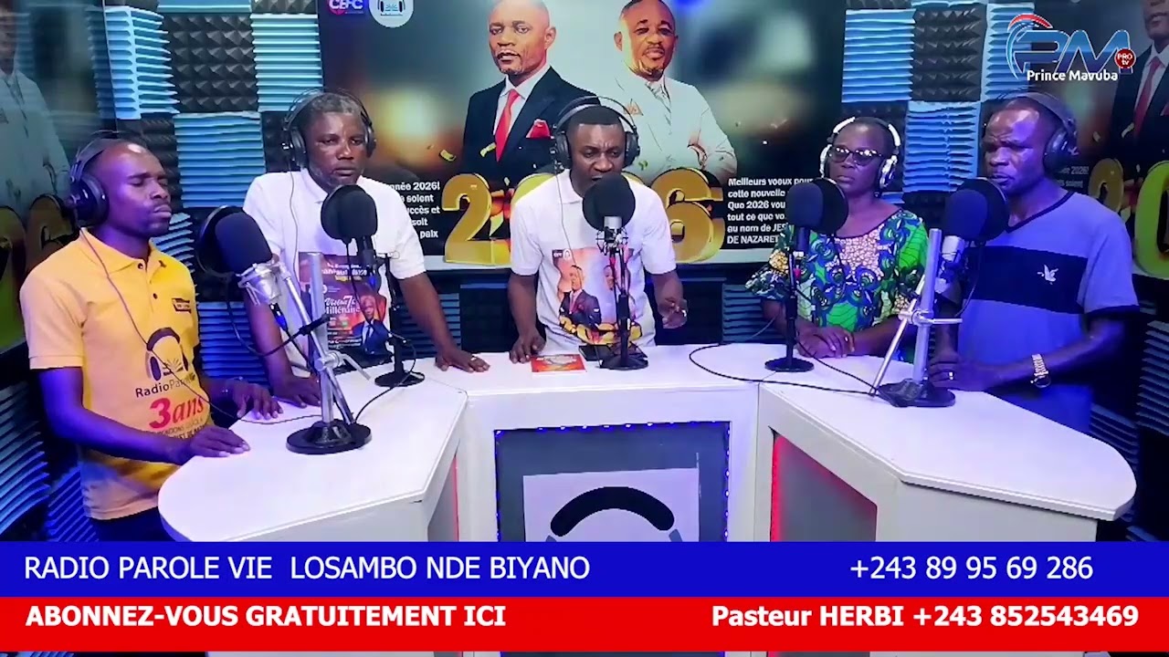 RADIO PAROLE VIE,INTERNAF DE CE LUNDI LE 26 JANVIER 2026