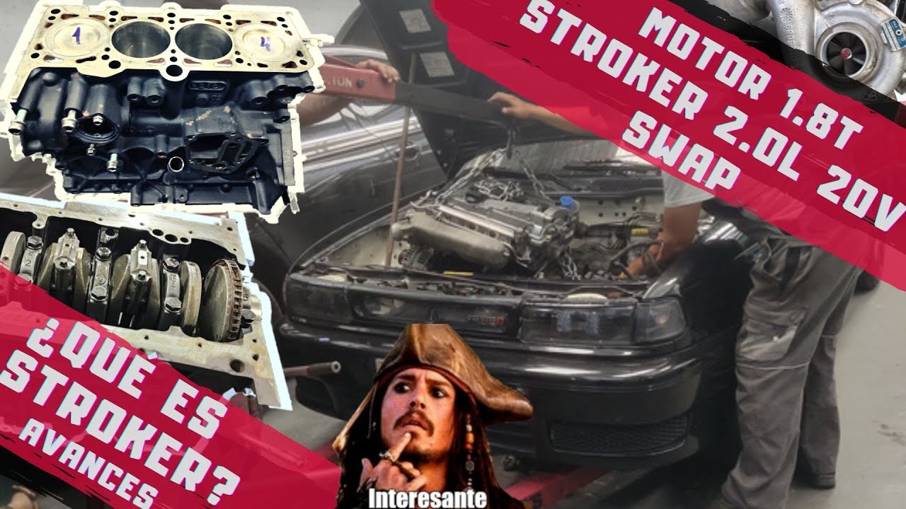 SWAP 1.8T VW - STROKER 2.0 LITROS???? / TSURU TURBO / AVANCES / BY JOSAFAT PEDROZA