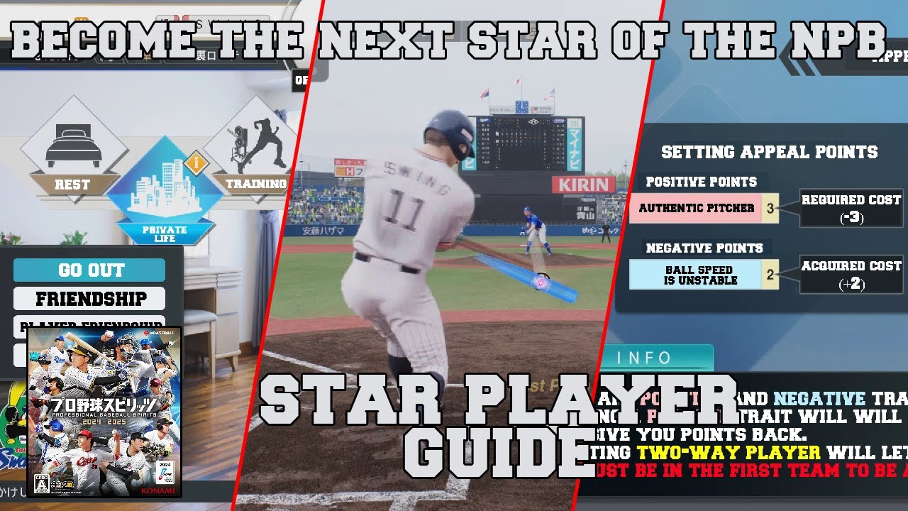 Star Player Guide - Professional Baseball Spirits 2024-2025