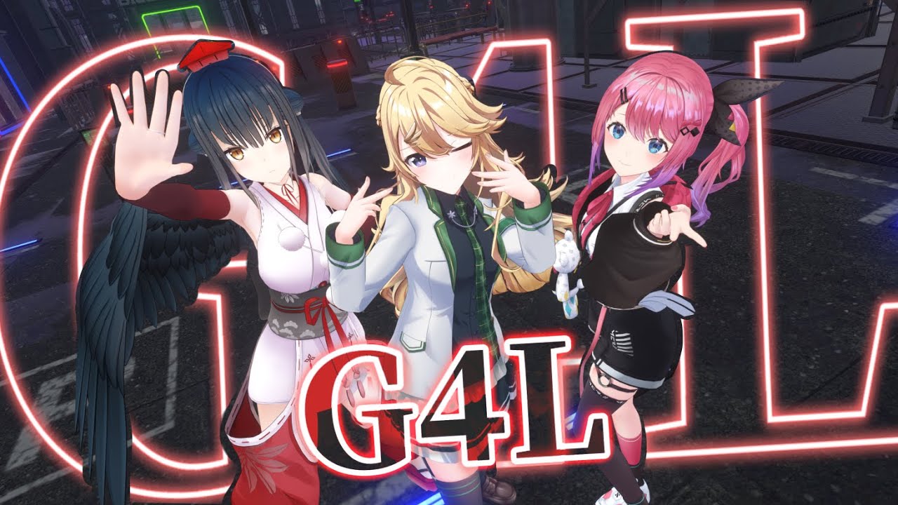 Giga - 'G4L' 歌って踊ってみた【倉持めると/東堂コハク/山神カルタ/にじさんじ】