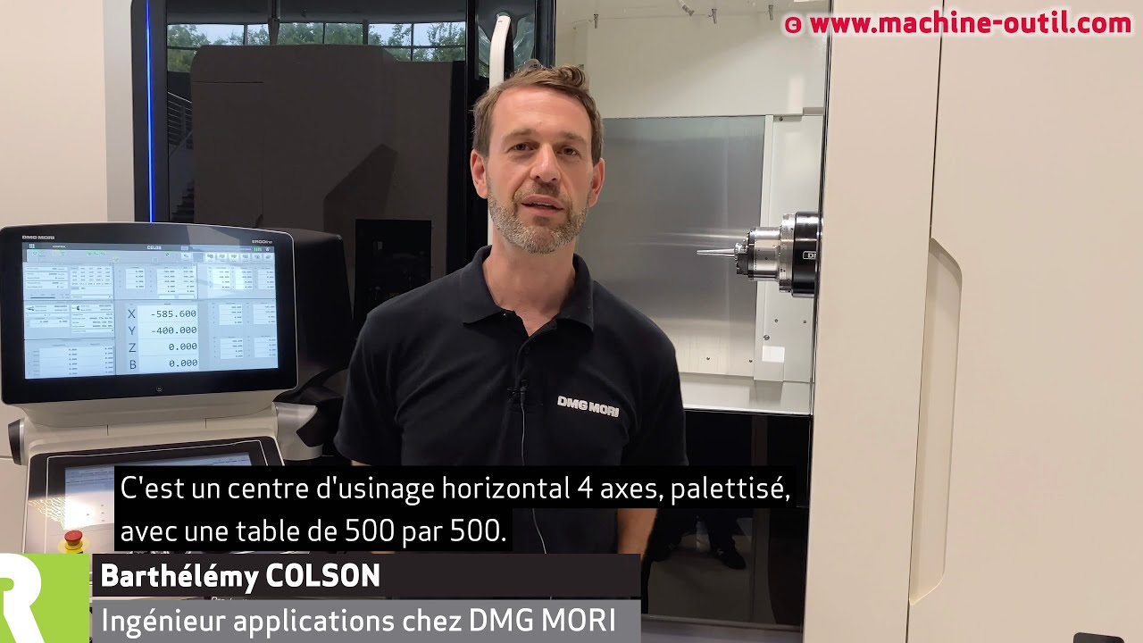 Le centre d'usinage horizontal 4 axes palettisé DMG MORI NHX 5000