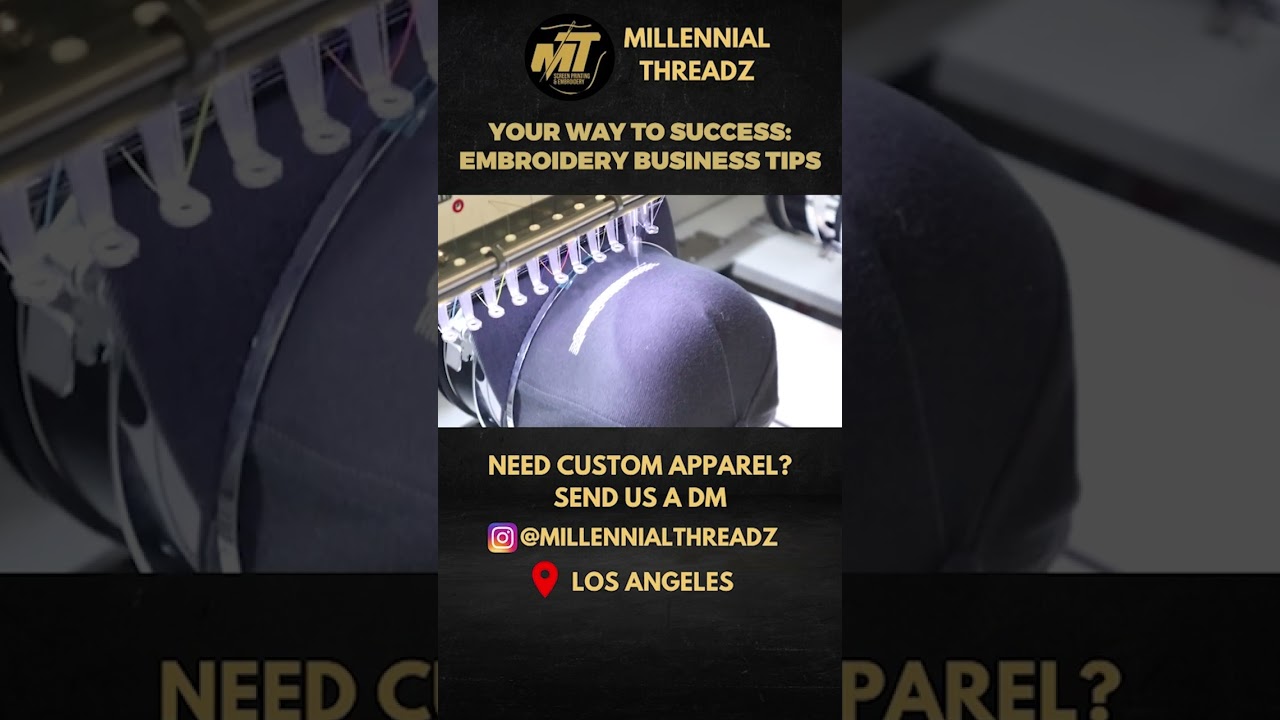 Custom Embroidery Business Tips #customapparel #embroidery #tips