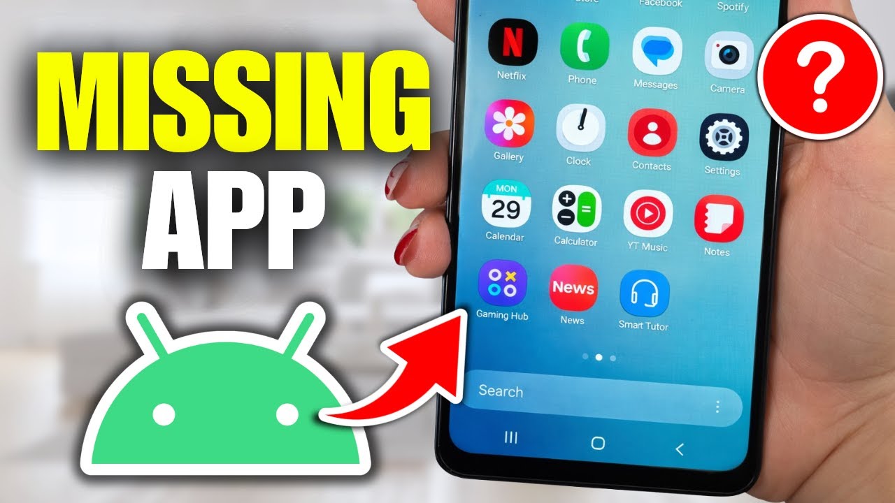 How To Fix Missing App Icon On Android Phone