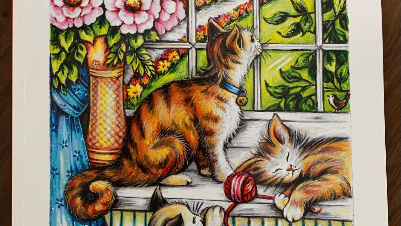 Flip Through Creative Haven It’s a Cat’s World. New release 2022 Teresa Goodridge