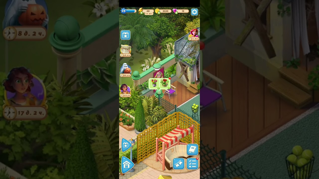 Merge Mansion Теннисный корт 61%