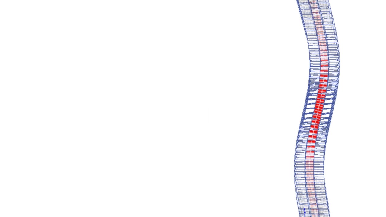 Vibration Mode Shapes of an RC Shear Wall Tall Building