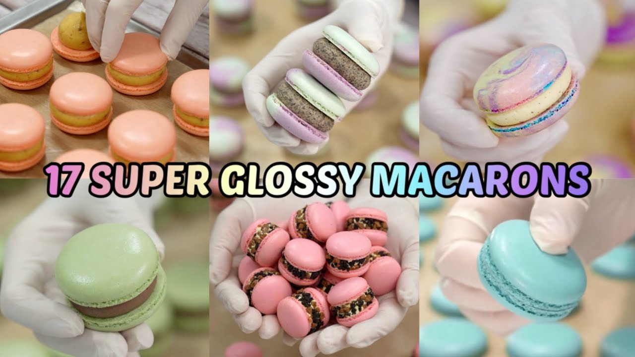 17 Super Glossy Macarons That Shine Like Glass✨