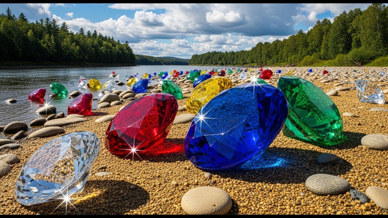 Nature’s Hidden Vault: Rare Gold and Gemstones Discovered by Accident!”