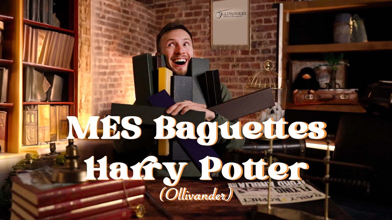 Présentation de mes baguettes Harry Potter Ollivander