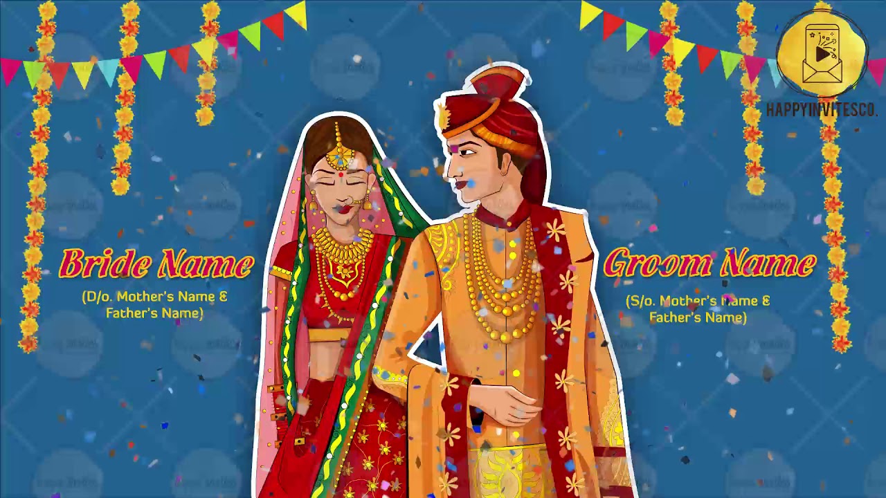 HW18 Latest Whatsapp Wedding Invitation Video | +918879794909