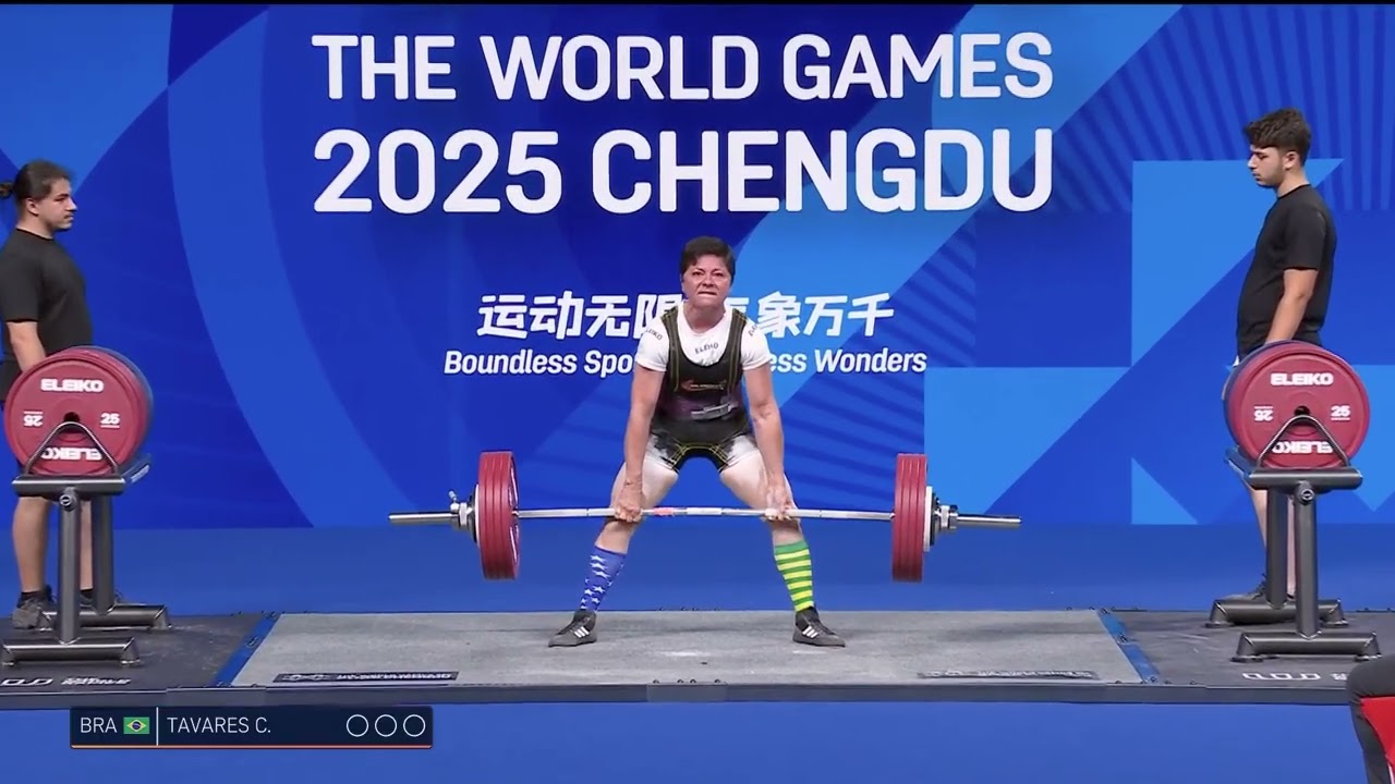 World Record Deadlift Equipped with 243 kg by Cicera Tavares BRA in 69kg class