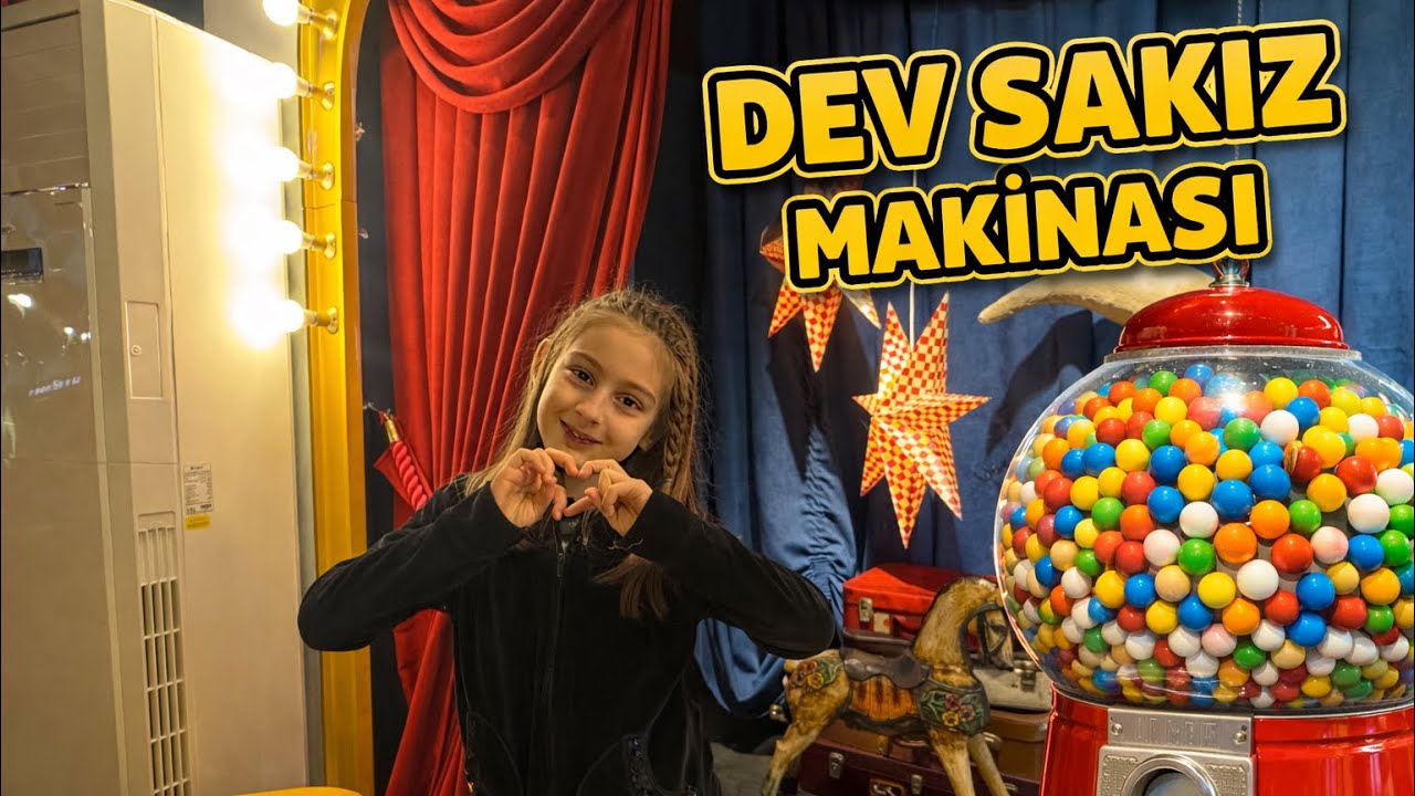 DEV SAKIZ MAKİNASI DENEDİK 🍭