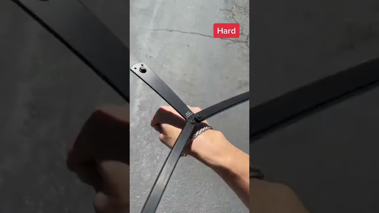 3 Levels of Butterfly Knife Tricks | Hard