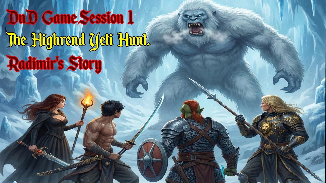 The Highrend Yeti Hunt DnD session 1 song  Radimirs story