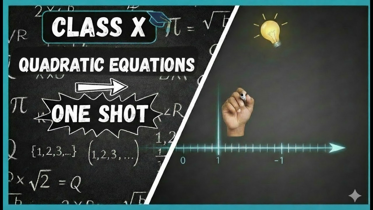 Quadratic Equations || Class X Maths Chapter 4 || One Shot