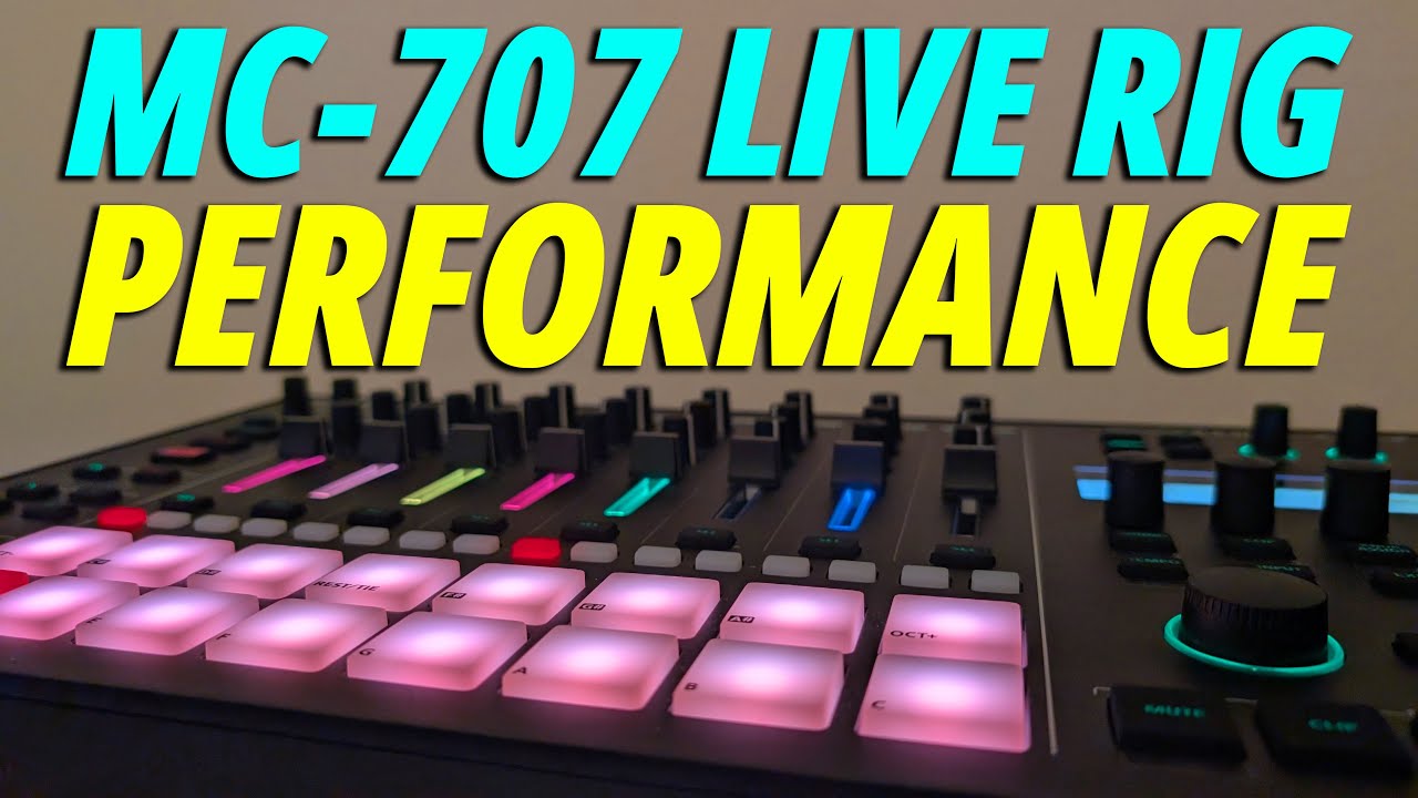MC-707 Live Rig Performance! (Work in Progress)