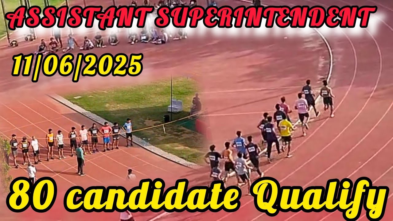 80/150 Candidates Qualify || Dsssb Assistant Superintendent Physical || 11/06/2025 