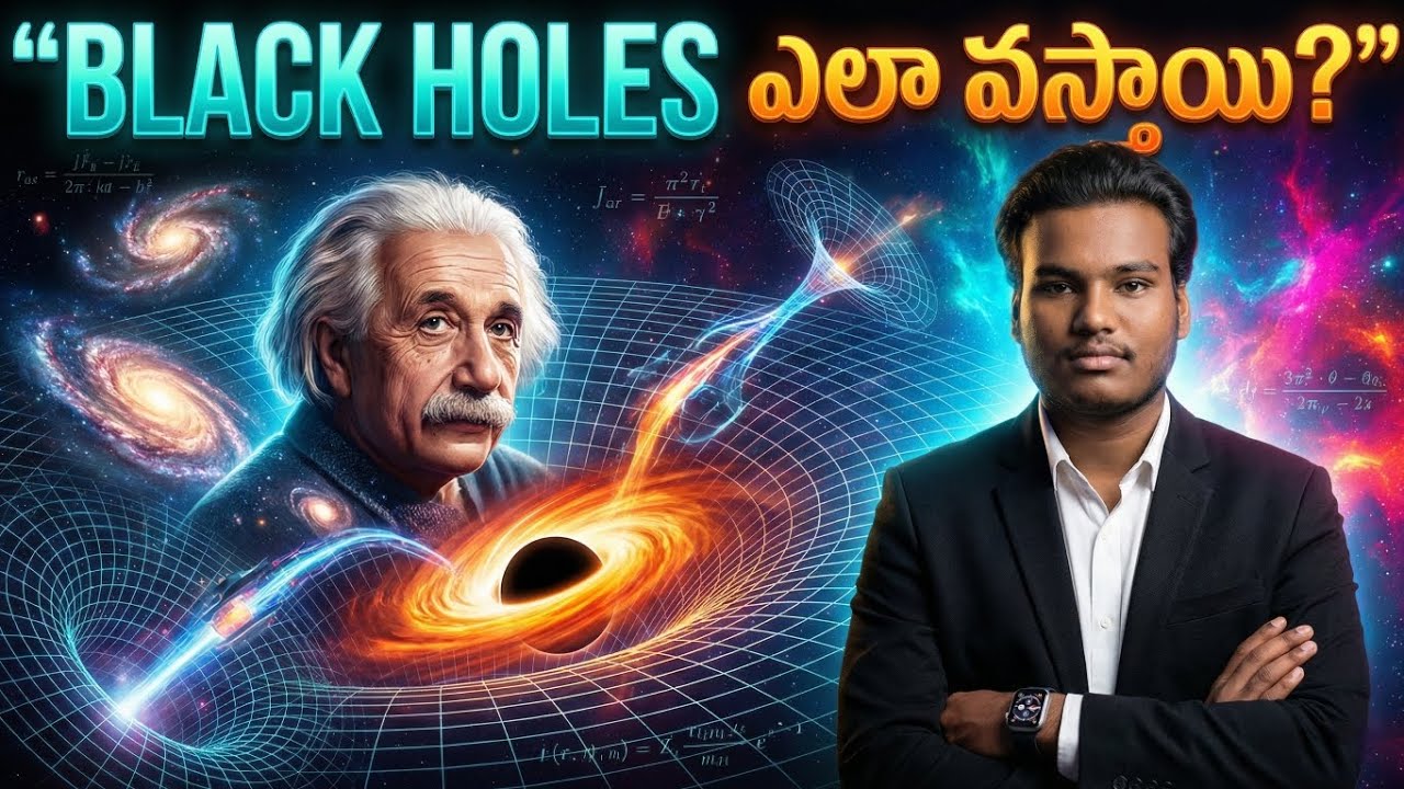 Black Holes Ela Vasthayi? 🌌 Light Kuda Escape Kaledu! 😱 | Universe Facts | Telugu Facts | Black Hole