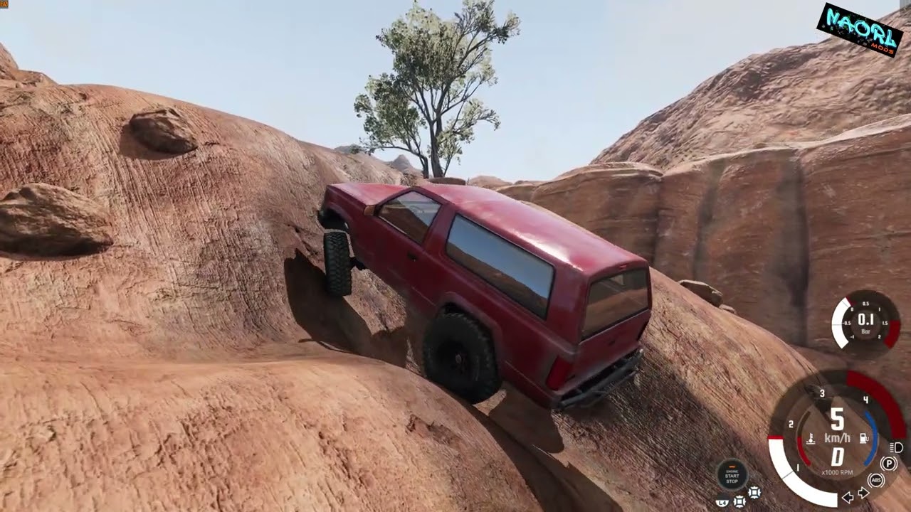 Beam.NG Off Road vs Crawler vs Pro Crawler - Realistic rock crawling
