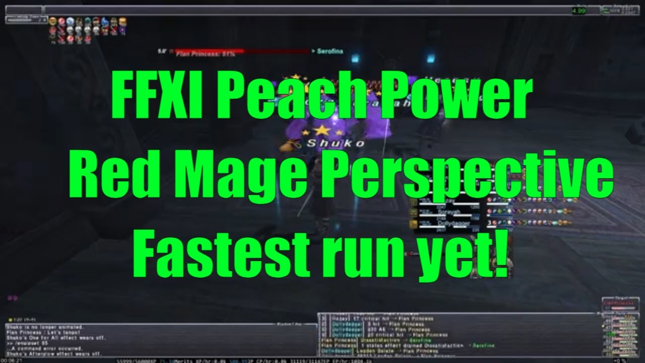 FFXI Peach Power Red Mage - Final Fantasy 11
